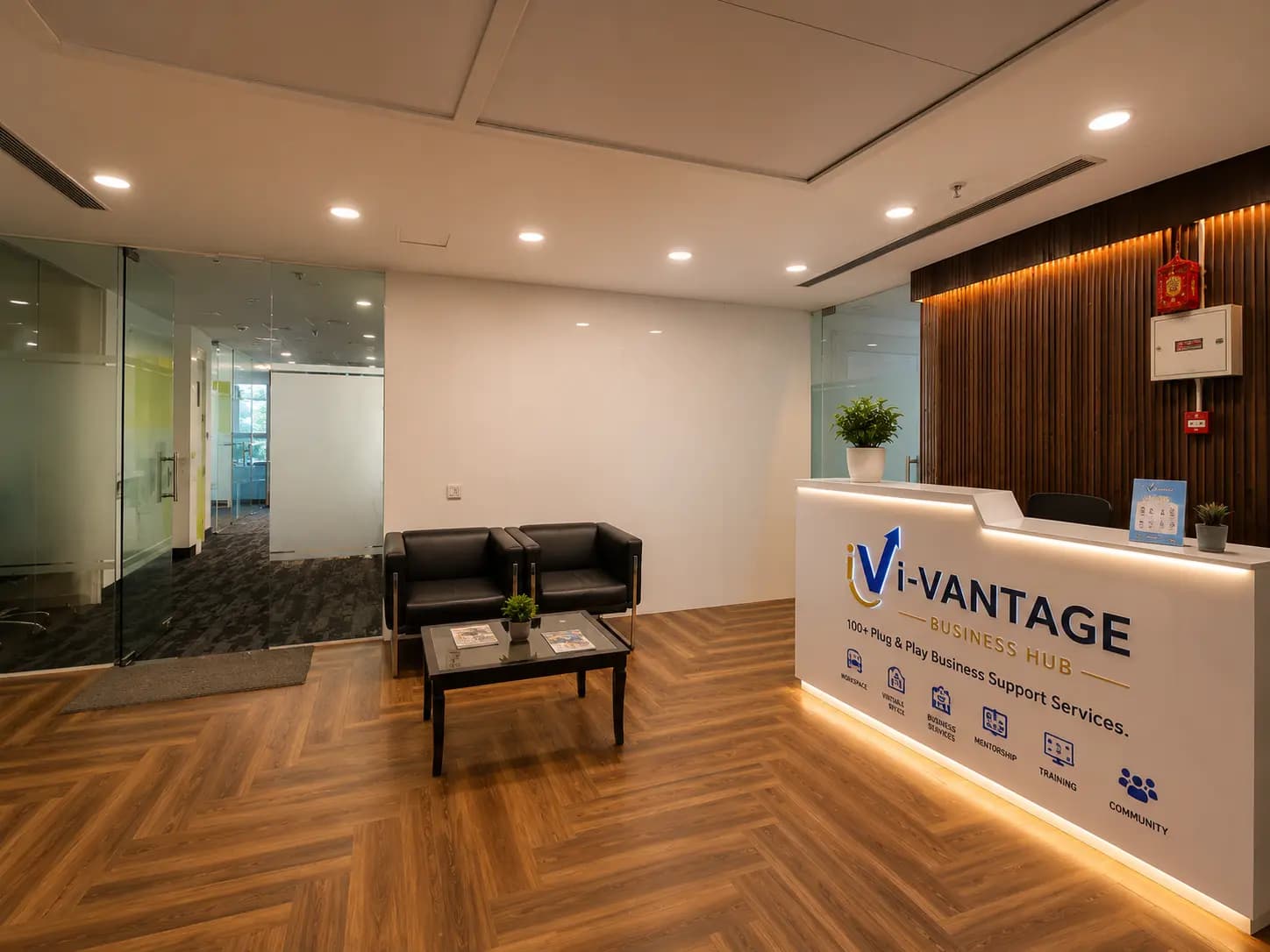 Reception & Lounge Area